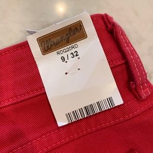 Wrangler RED Rodeo Jeans sz9/32
